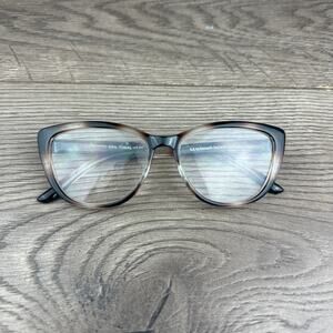 KJL Kenneth Jay Lane BRN Tonal Full Rim Eyeglasses Cat Eye Frames Only